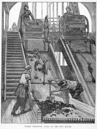 Women Screening Coals at the Pit